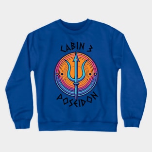 Cabin 3 Poseidon V9 The trident is Poseidon Crewneck Sweatshirt